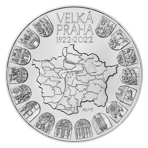 Czech Republic / Silver Kilo 2022 Great Prague - reverse photo