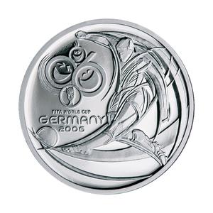 Czech Republic / Silver Half Ounce 2006 Euro Football - reverse photo
