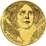 Gold Kilo 2011 Ema Destinnová: Photo Gold medal Ema Destinnová 2000-crown banknote motif / thumbnail