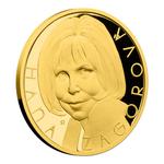 Gold Half Ounce 2017 Hana Zagorová: Photo Coin, Czech Republic, Gold Half Ounce 2017 Hana Zagorová / thumbnail