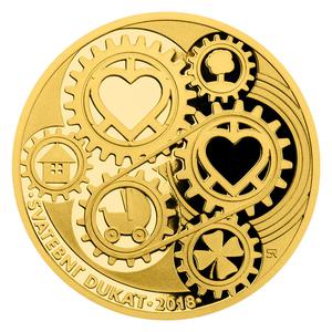 Czech Republic / Gold Ducat 2018 Wedding - reverse photo
