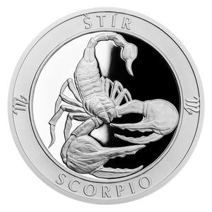 Czech Republic / Silver Twenty Grams 2017 Scorpio - reverse photo