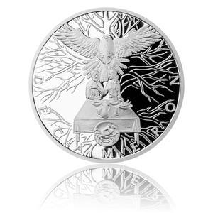 Czech Republic / Silver Ounce 2015 Decameron Fifth Day - The Falcon - reverse photo