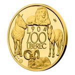 Gold Quarter Ounce 2019 Liberec Zoo: Photo Coin, Czech Republic, Gold Quarter Ounce 2019 Liberec Zoo / thumbnail