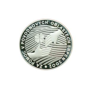 Czech Republic / Brass Medal 2002 For Help in Flood Areas - reverse photo
