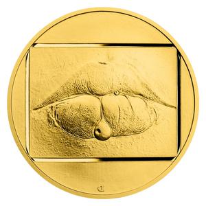 Czech Republic / Gold Two Ounces 2021 Jan Saudek - Mary No.1 - reverse photo