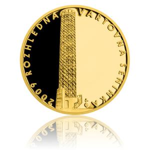 Czech Republic / Gold Quarter Ounce 2018 Vartovna Tower - reverse photo