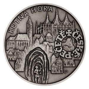 Czech Republic / Silver Medal - Czech Seals - Kutná Hora - reverse photo