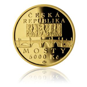 Czech Republic / Five Thousand Korun 2012 Baroque Bridge - reverse photo
