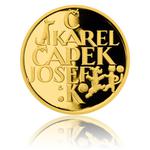 Gold Half Ounce 2015 Karel Čapek: Photo Coin, Czech Republic, Gold Half Ounce 2015 Karel Čapek / thumbnail
