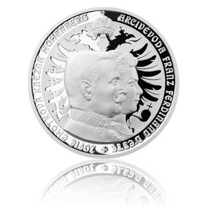 Czech Republic / Silver Medal 2014 Assassination in Sarajevo - obverse photo