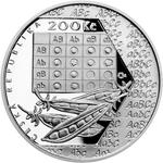 Czech Republic / Two Hundred Korun 2022 Gregor Mendel / Proof - obverse photo