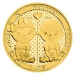 Gold Ducat 2022 Newborn Baby, Personalised: Photo Coin, Czech Republic, Gold Ducat 2022 Newborn Baby, Personalised / thumbnail