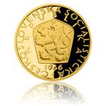 One Koruna 2018 Gold Replica: Photo Coin, Czech Republic, One Koruna 2018 Gold Replica / thumbnail