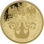 Czech Republic / Two Thousand Korun 2002 Litomyšl Castle / Proof - obverse photo