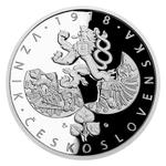 Silver Two Ounces 2018 Establishment of Czechoslovakia: Photo Coin, Czech Republic, Silver Two Ounces 2018 Establishment of Czechoslovakia / thumbnail