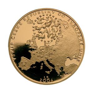 Czech Republic / Gold Ounce 2004 Accession to the EU - reverse photo