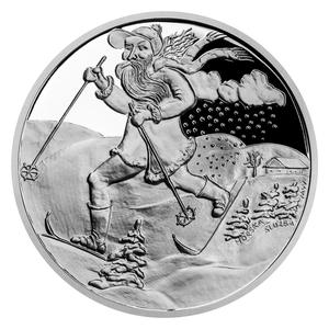 Czech Republic / Silver Ounce 2021 Guardians of Czech Mountains - Rampušák - reverse photo