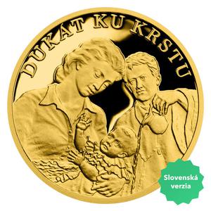 Czech Republic / Ducat 2021 Christening, Slovak - reverse photo
