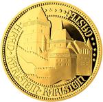Czech Republic / Silver Ounce 2014 Karlstejn / Gold Plated Proof - reverse photo