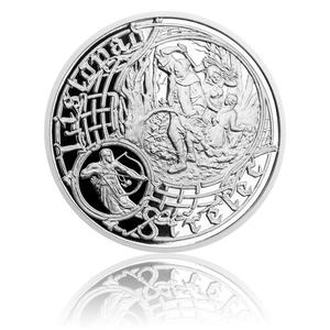 Czech Republic / Silver Ounce 2015 Prague Astronomical Clock - Sagittarius - reverse photo
