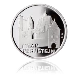 Czech Republic / Silver Ounce 2012 Pernstejn Castle - reverse photo