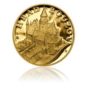 Czech Republic / Gold Quarter Ounce 2011 Bouzov Castle - reverse photo