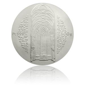Czech Republic / Platinum Half Kilo 2014 St Peter and Paul Cathedral - obverse photo