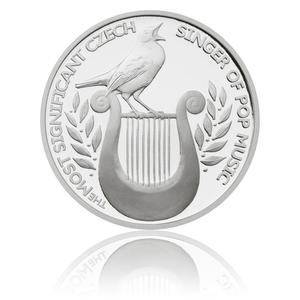 Czech Republic / Silver Ounce 2014 Karel Gott - English - obverse photo