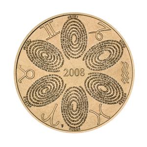 Czech Republic / Brass Medal 2008 Calendar - reverse photo