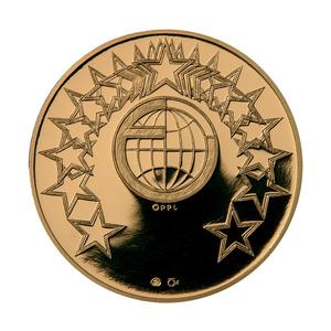 Czech Republic / Gold Ounce 2004 Accession to the EU - obverse photo