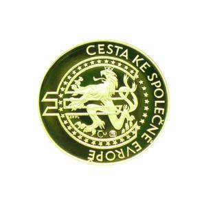 Czech Republic / Gold Quarter Ounce 2002 Introduction of the Euro - obverse photo
