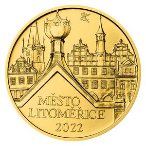 Czech Republic / Gold Half Ounce 2022 Litoměřice - reverse photo