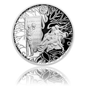 Czech Republic / Silver Ounce 2016 Decameron Eighth Day - The Teacher - reverse photo