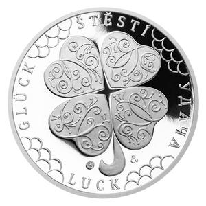 Czech Republic / Silver Medal - Quatrefoil for Luck - reverse photo