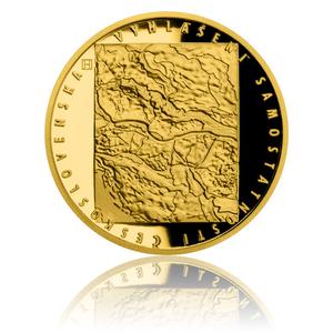 Czech Republic / Gold Ducat 2018 Declaration of Independence - reverse photo
