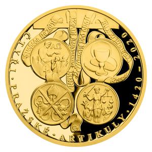 Czech Republic / Gold Half Ounce 2020 Prague Articles - reverse photo