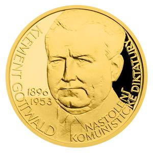 Czech Republic / Gold Ducat 2015 Klement Gottwald - reverse photo