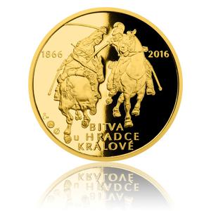 Czech Republic / Gold Half Ounce 2016 Battle of Königgrätz - reverse photo
