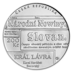 Czech Republic / Two Hundred Korun 2021 Karel Havlíček Borovský - obverse photo