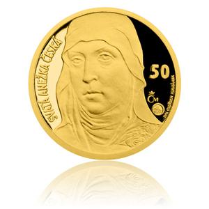 Czech Republic / Gold Tenth-Ounce 2016 St Agnes - reverse photo