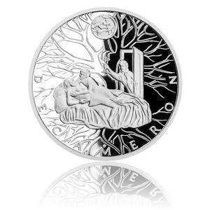 Czech Republic / Silver Ounce 2015 Decameron Sixth Day - About the Law - reverse photo
