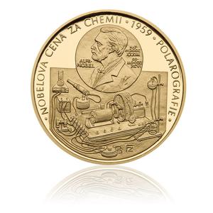 Czech Republic / Gold Ounce 2009 Jaroslav Heyrovsky - obverse photo