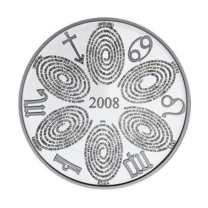 Czech Republic / Silver Medal 2008 Calendar - obverse photo