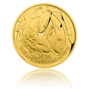 Czech Republic / Gold Ducat 2016 Baby and Christening - Personalised - reverse photo