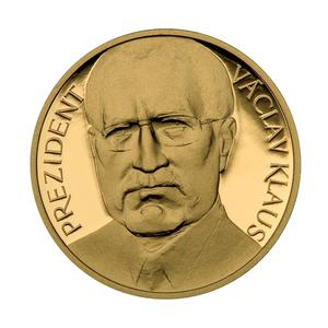 Czech Republic / Gold Quarter Ounce 2008 Vaclav Klaus - reverse photo