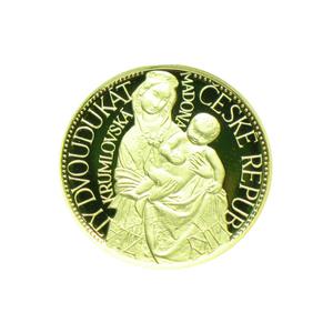 Czech Republic / Gold Quarter Ounce 1998 Krumlovská Madona - reverse photo