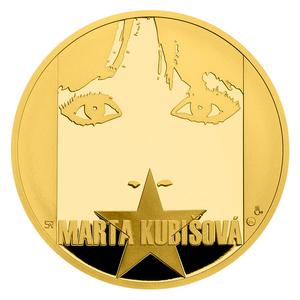 Czech Republic / Gold Half Ounce 2017 Marta Kubišová - reverse photo