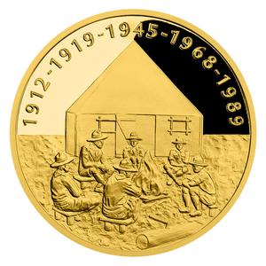 Czech Republic / Gold Quarter Ounce 2019 Scouts - reverse photo