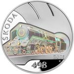 Czech Republic / Five Hundred Korun 2021 Škoda 498 Albatros / Proof - reverse photo